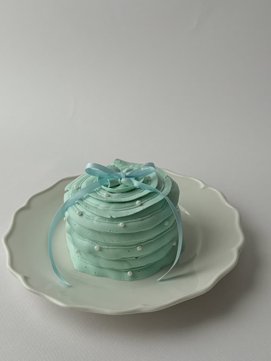 Mini mint dome — small cake, big impact